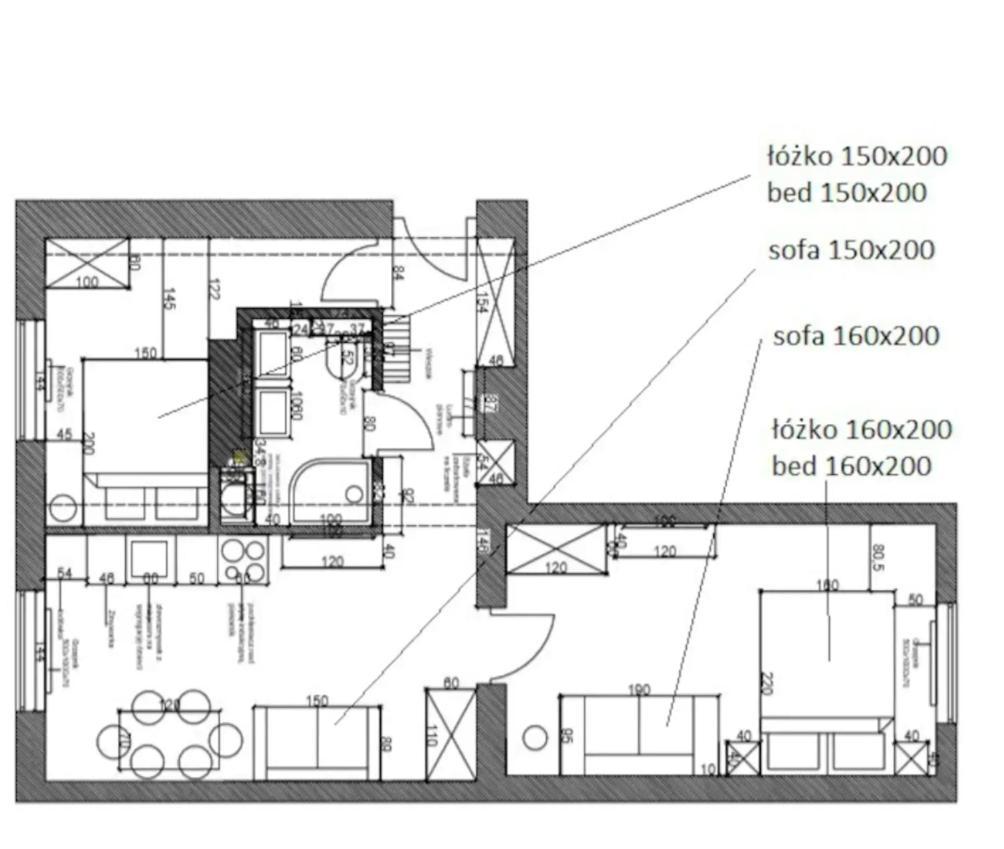 Family Luxury Comfort Old Town Apartament, 1-8, 2 Sypialnie I Salon, Parking W Cenie Danzig Exterior foto
